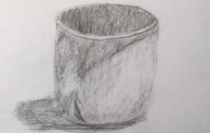 A sketch of a cup - YG 