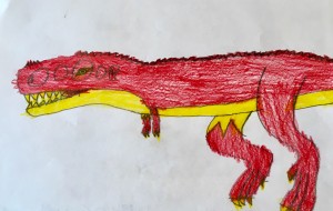 恐竜シリーズ（赤ティラノサウルス） - ゆうき 