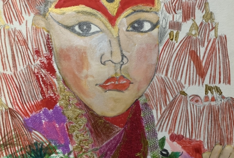 ネパールのクマリ祭典　Ｌiving Goddess