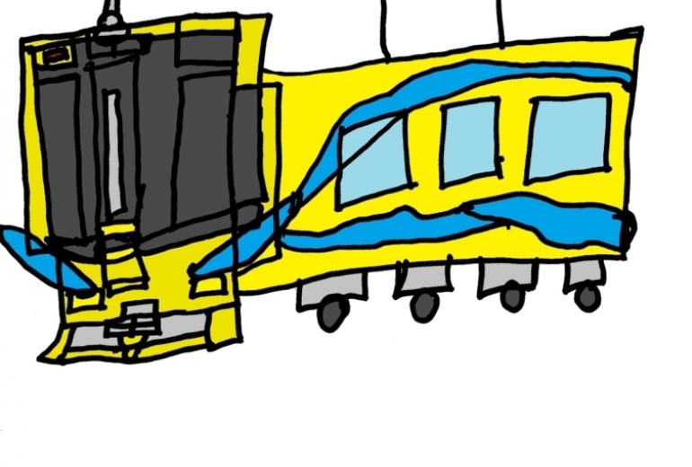 だいすきな電車：ネットスクウェア年賀状