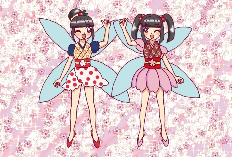 梅の妖精と桜の妖精