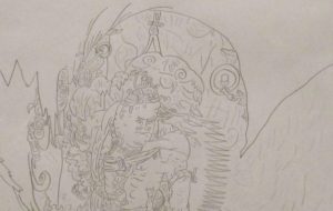 小林皇太 日本画家の狩野芳崖の絵 - 【イベント】第4回 障がい者アート展