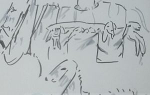 ロバさんに自分の子どもを運んでもらうひつじさん - 情報資格試験