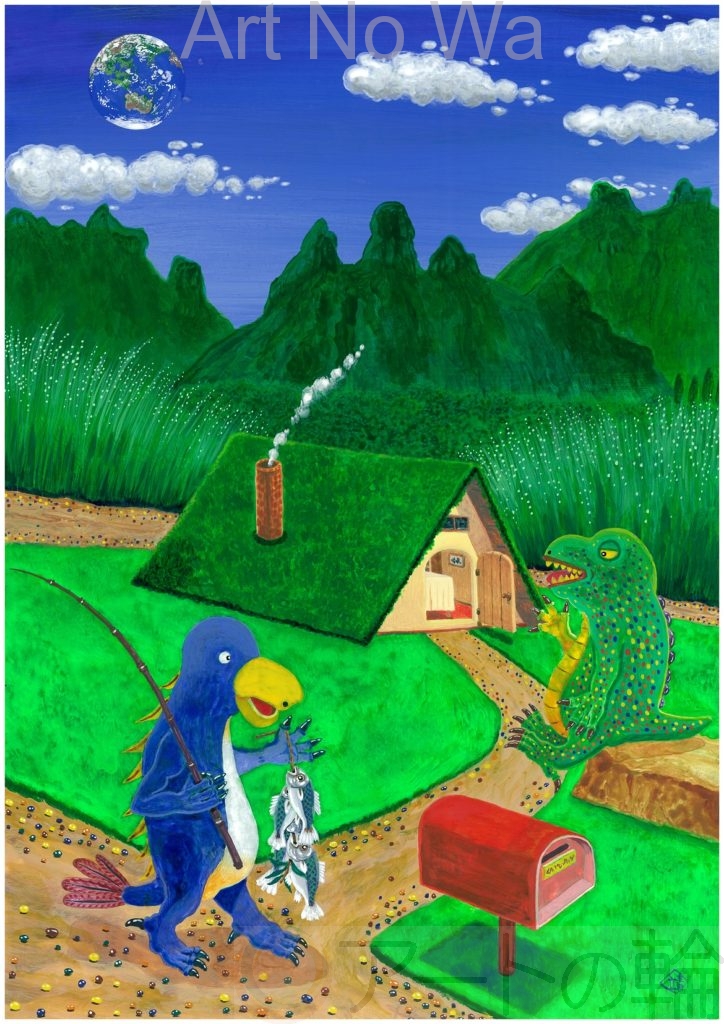 ともだちとさかな アートの輪