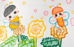 みつばち - クルミ