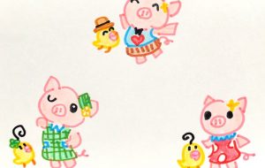 ぶたとひよこ - クルミ