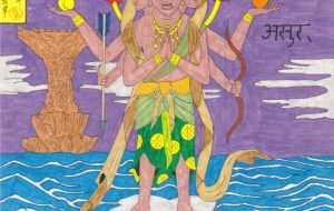 新版神佛圖画 其ノ九 阿修羅天 - 高橋宏幸