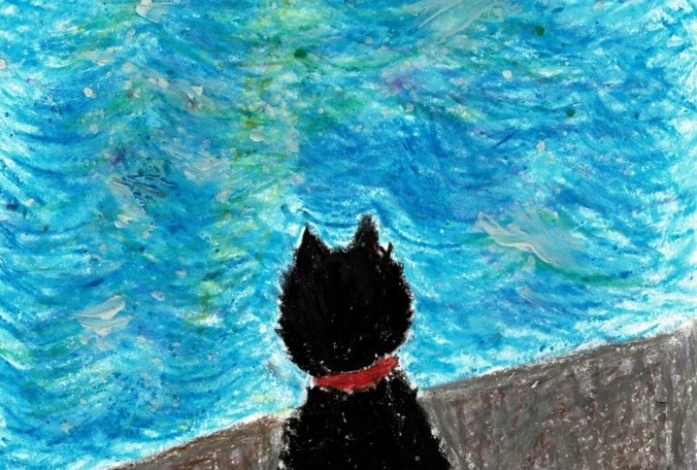 海を見る猫
