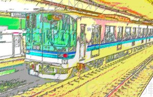 流浪流転の旅人_なかさん★_色鉛筆スケッチ画風02 - 【イベント】可能性アートプロジェクト 2020