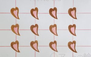 一里_テキスタイルデザイン_ハート - 【イベント】可能性アートプロジェクト 2020