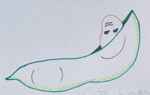 一里_豆の中の人_色付け - 【イベント】可能性アートプロジェクト 2020