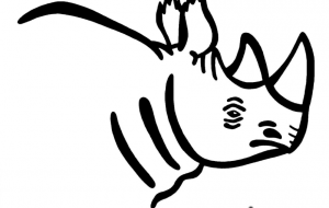 ヒガシクロサイ - シマハイエナ