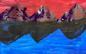 湖面に映る山 - 笹谷正博