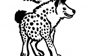 ブチハイエナ - シマハイエナ