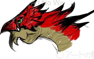 練習書き - 三日月