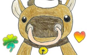 ジャージーくんと鏡餅 - SAYAKA