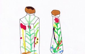 プリザーブドフラワー二瓶 - ひみーり