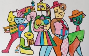 愉快な仲間たち - 絵円モモ(えまるもも)