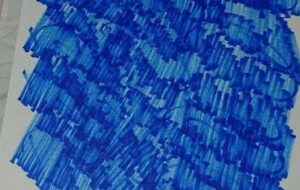 こころ絵ー斜「青の世界」 - 翔大