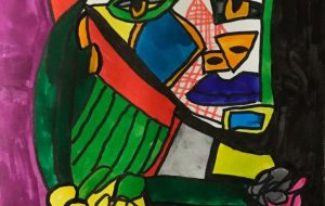 ピカソの絵の模写 - 田中郷