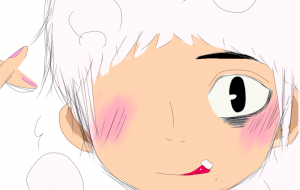 わたあめ頭 - お腹ぺこりん