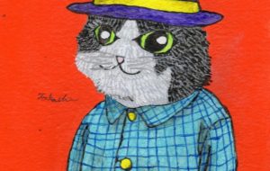 青いシャツの猫 - 阿部貴志