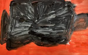 深紅の海の謎の黒PE - 笹谷正博