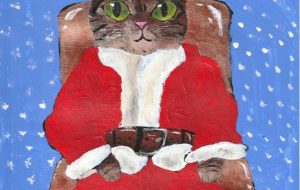 Santa claus cat - 阿部貴志