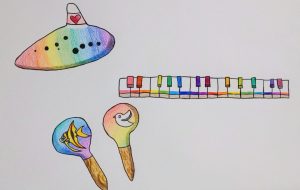 カラフルな楽器たち - SAYAKA