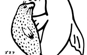 ゴマフアザラシとトド - シマハイエナ