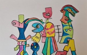 愉快な仲間たち - 絵円モモ(えまるもも)