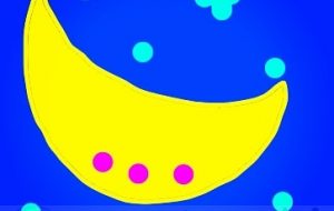 月と雪の結晶 - トゥー・A・ルルカ