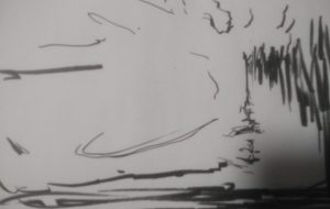 抽象画はまるで、人の口鼻のよう - 情報資格試験