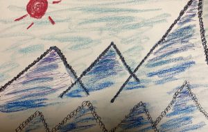 晴れた冬山 - 笹谷正博