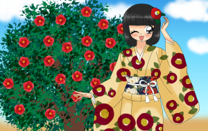 椿の木と女の子 - ♢k_edge♢