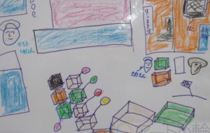 3.伊藤智恵「箔洗浄」 - 【イベント】第5回鶴ヶ島市立中央図書館 「障がい者アート絵画展」2020