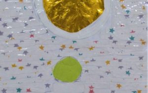 22.野元勝江「お正月のかざり」 - 【イベント】第5回鶴ヶ島市立中央図書館 「障がい者アート絵画展」2020