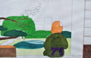 24.野村国生「令和の余生」 - 【イベント】第5回鶴ヶ島市立中央図書館 「障がい者アート絵画展」2020