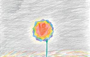 レインボーローズ - 桃うさぎ