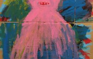 ピンクのペンキを被ったお婆ちゃんカエル - シンゴ