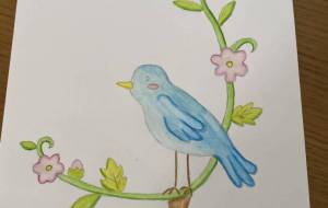 鳥と植物 - 恵麻