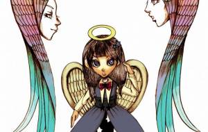 天使に囲まれた - 苺飴