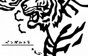 ベンガルトラ - シマハイエナ