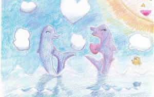 イルカのほのぼのカップル - 【イベント】ザ・ルイガンズ.スパ & リゾート 2021年コンペティション応募作品