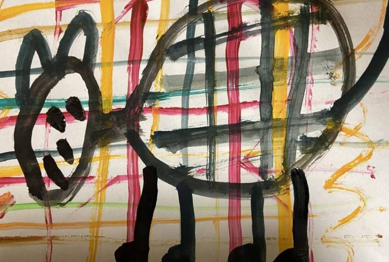 散歩なうカラー君 - 笹谷正博 