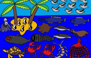 海底を泳ぐ生物 - 【イベント】ザ・ルイガンズ.スパ & リゾート 2021年コンペティション応募作品