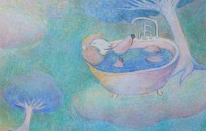 水色の世界の羊 - 伊藤恵美里