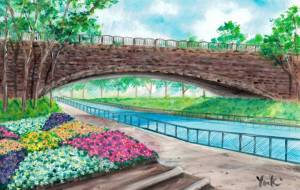 橋の下で - 工房はんど Yuki