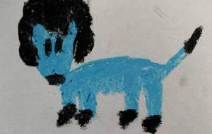 幻覚の水色のライオン - 吉田昌平