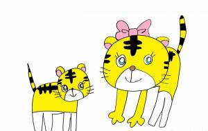 とらの赤ちゃん - 工房はんど nami